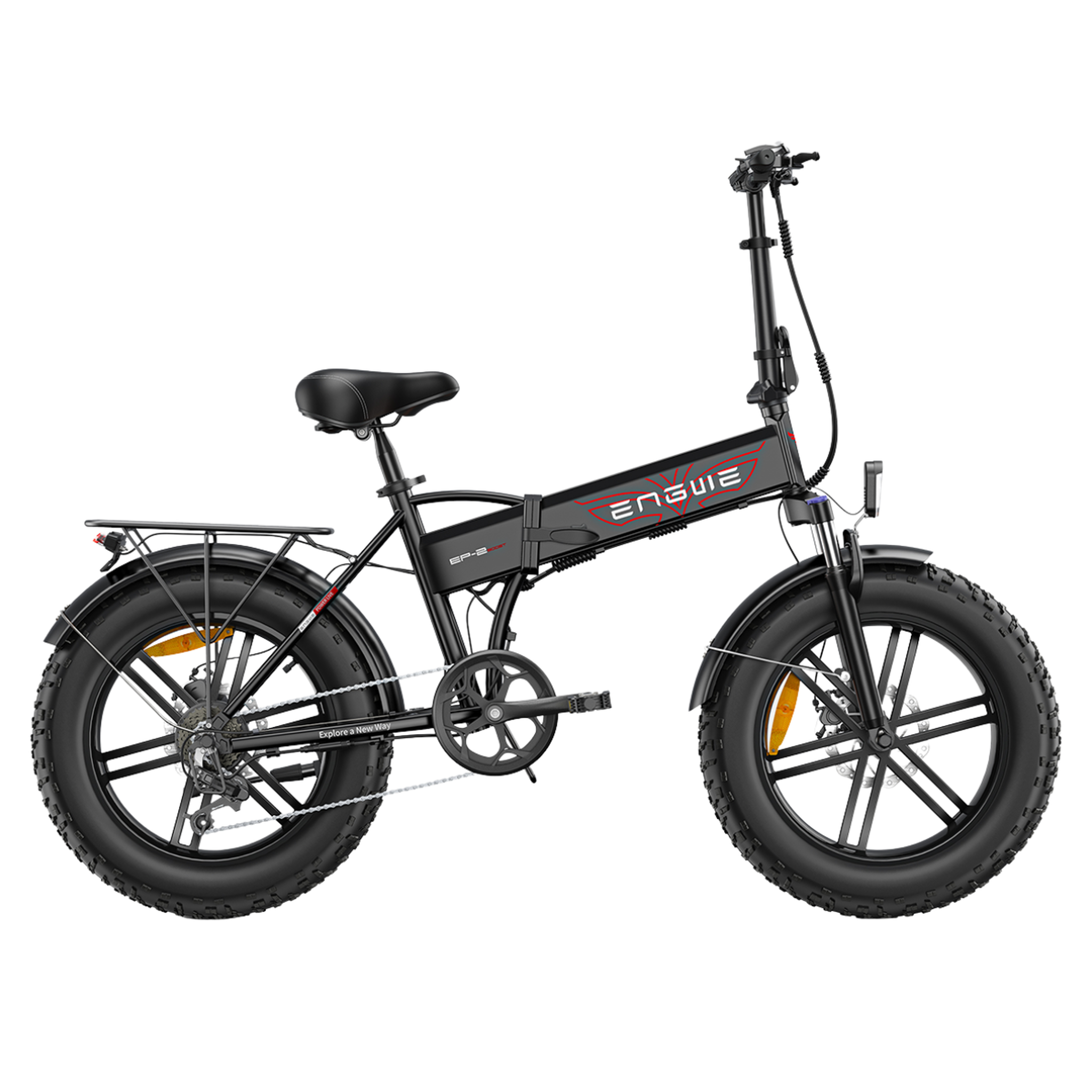 Voir la diapositive 2 : ENGWE Vélo électrique pliable ENGWE EP-2 BOOST 250W avec pneus larges 20*4.0 et autonomie de 120 km