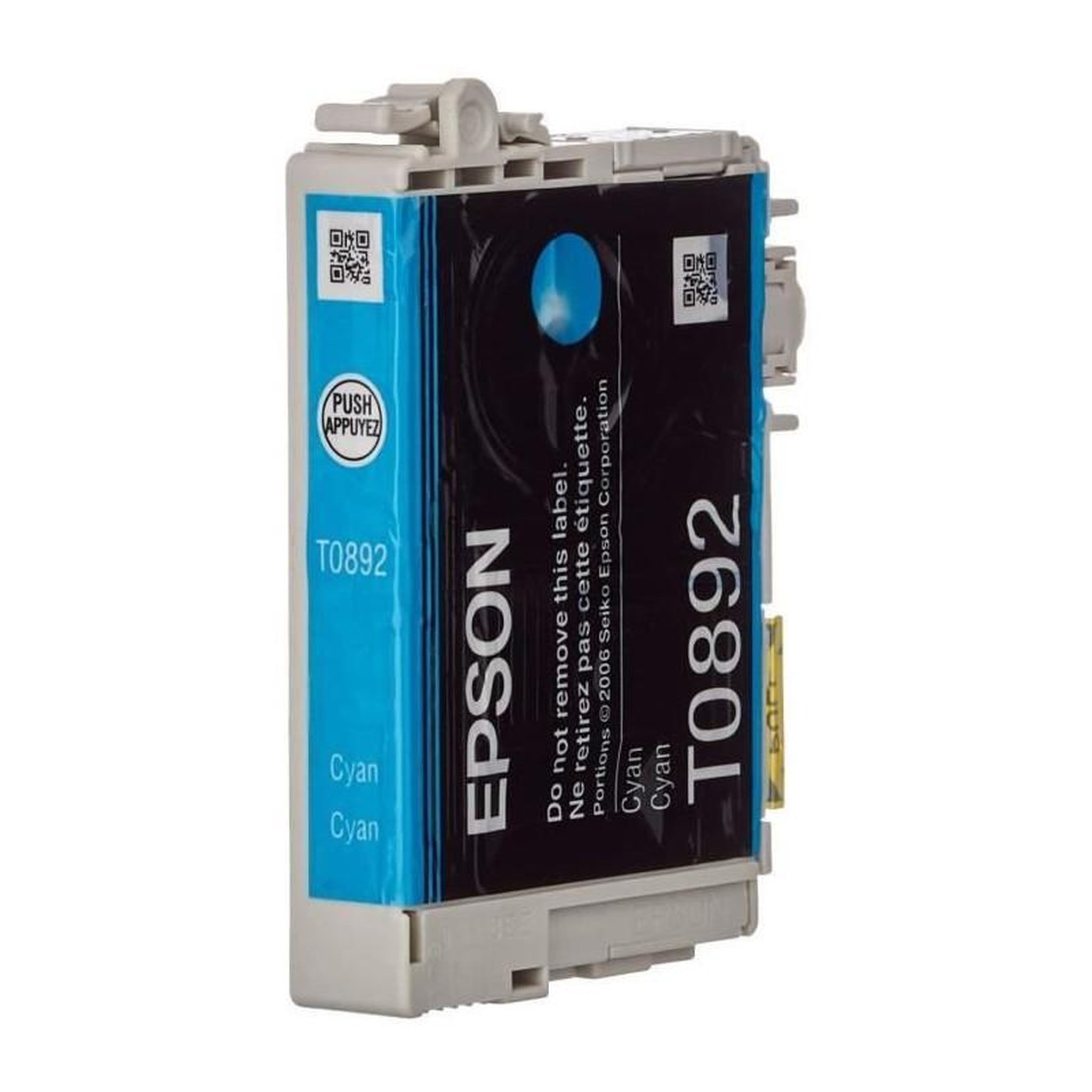 Voir la diapositive 3 : Epson EPSON Cartouche d'encre T0892 Cyan - Singe (C13T08924011)