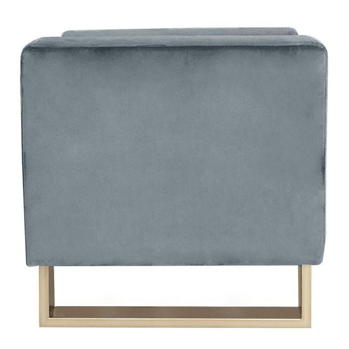 Paris Prix Banquette Capitonnée Velours  Qena  160cm Argent