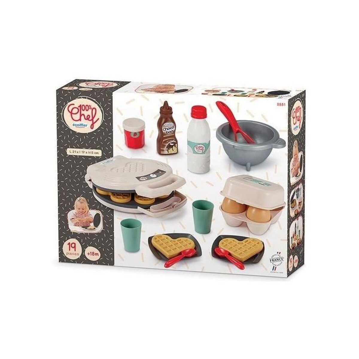 Le marquier Jouet Gaufrier Ecoiffier Multicolore