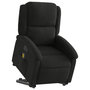 Voir la diapositive 3 : VIDAXL Fauteuil inclinable de massage electrique Noir Tissu