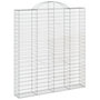 Voir la diapositive 3 : VIDAXL Paniers a gabions arques 8 pcs 200x30x220/240 cm fer galvanise