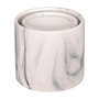 Voir la diapositive 2 : ATMOSPHERA Lot de 2 Cache-Pots  Effet Marbre  14cm Noir & Blanc