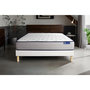 Voir la diapositive 1 : ACTISOM Ensemble matelas Latex et Mémoire de forme ACTILATEX FORM 160x200 cm 5zones de confort + sommier KIT blanc