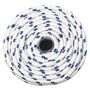Voir la diapositive 3 : VIDAXL Corde de bateau Blanc 14 mm 100 m Polypropylene