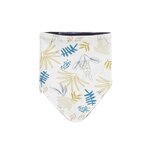 Petit Béguin Foulard enfant en velours Gribouille. Coloris disponibles : Bleu