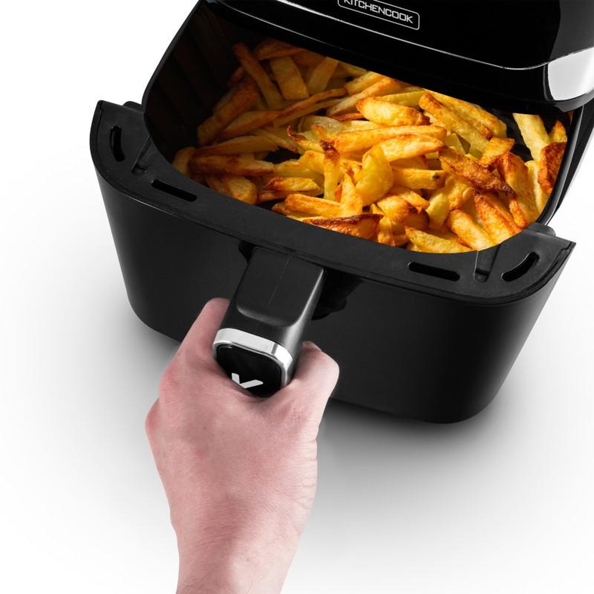 Voir la diapositive 5 : KITCHENCOOK Kitchencook - airmed55led - friteuse à air - 5,5l - 10 programmes - écran led