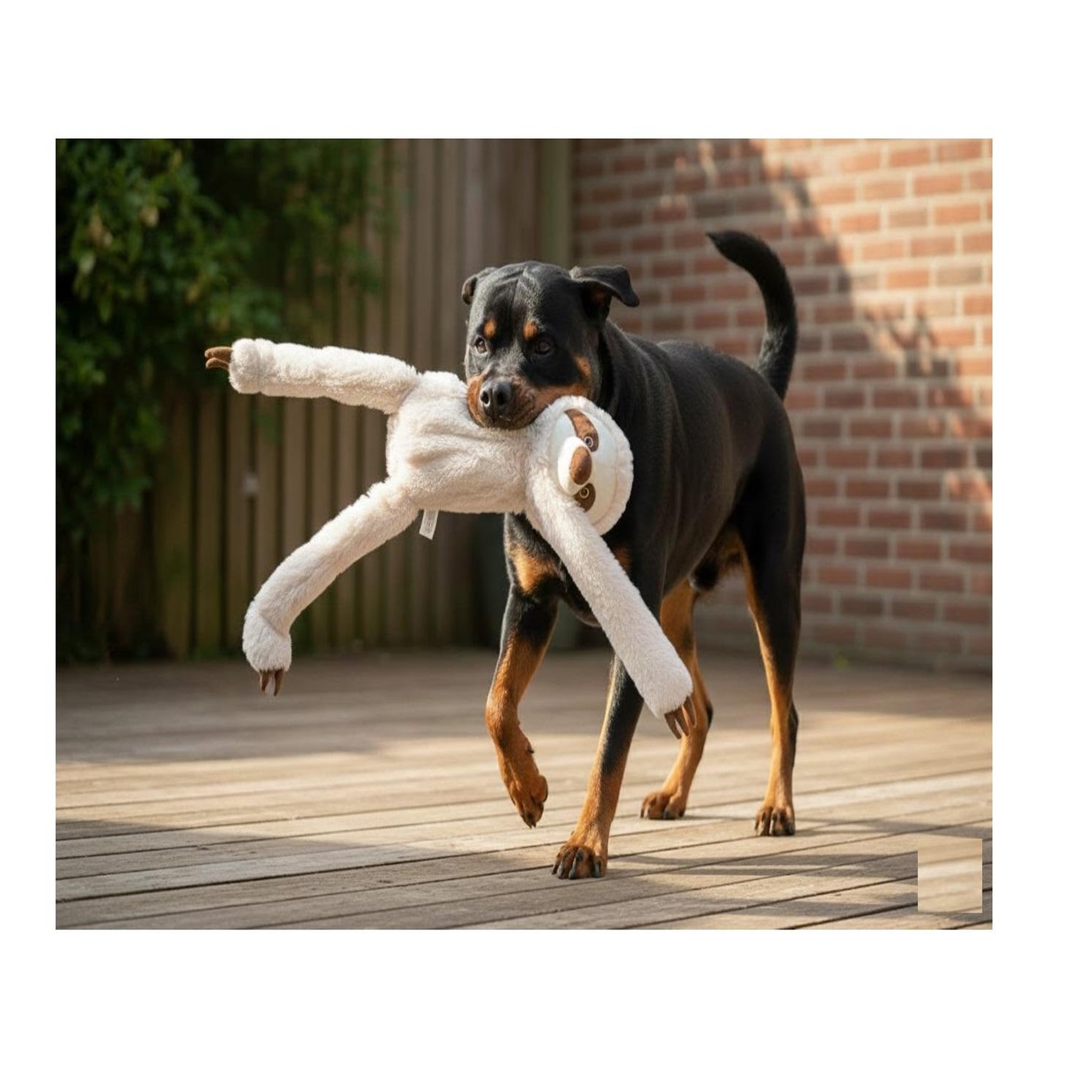Voir la diapositive 4 : Eden Jeu geant sonore pour chien paresseux en peluche