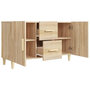 Voir la diapositive 5 : VIDAXL Buffet chene sonoma 100x36x60 cm bois d'ingenierie