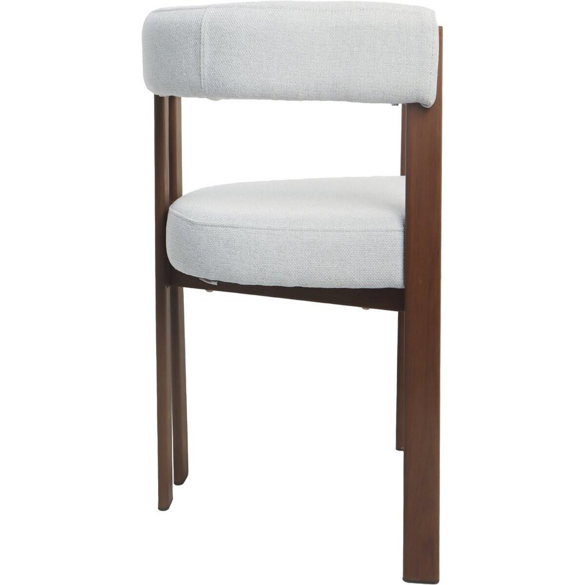 Voir la diapositive 5 : Habitat et Jardin Fauteuil de salle à manger imitation bois  neora  - gris clair