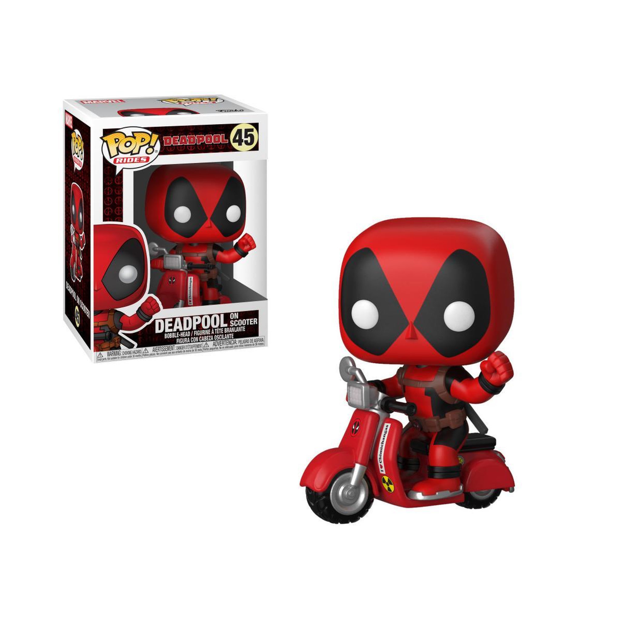 Voir la diapositive 2 : Funko Figurine Funko Pop Rides Deadpool on Scooter