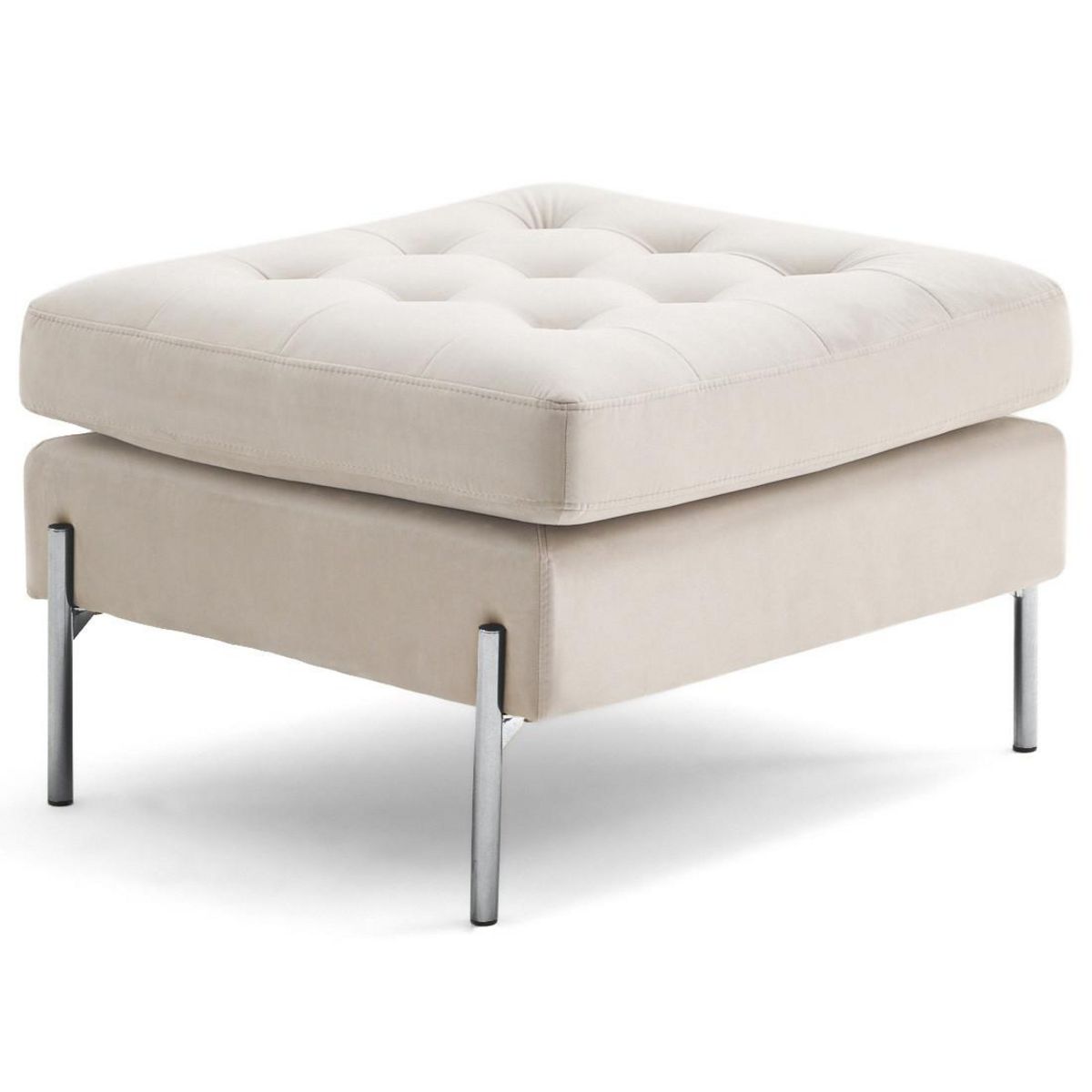 LISA DESIGN Isaure - pouf en velours