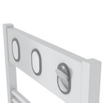 Sauter Sèche-serviettes électrique – MARAPI TACTILE BLANC - 500 W – Inertie fluide – Thermostat électronique – Affichage digital