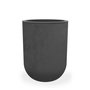Voir la diapositive 1 : Eda Pot de fleurs rond Basalt Up - Ø 40 x 37 cm - 32,5 L - Gris anthracite - Eda