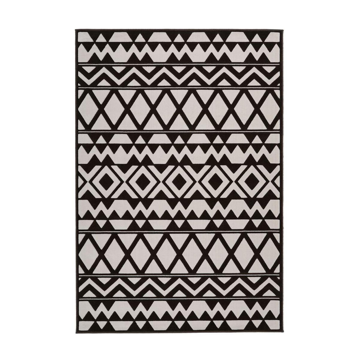 Paris Prix Tapis Ethnique à Poils Courts  Esperanto VII  Marron