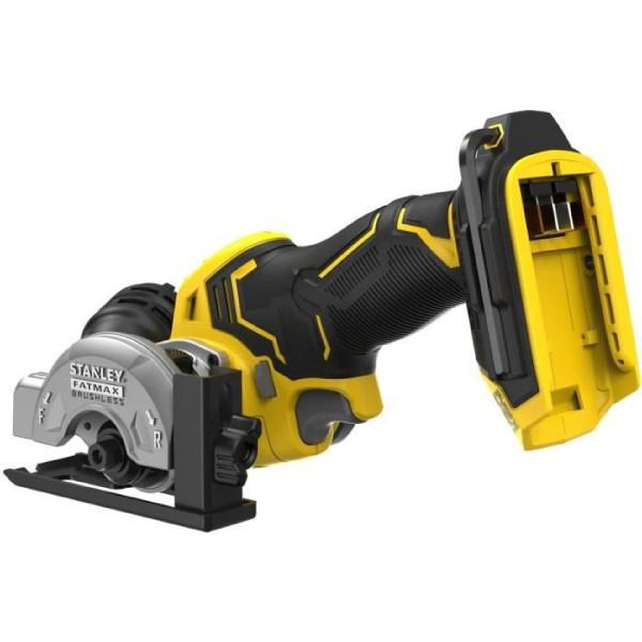 Voir la diapositive 2 : Stanley Mini Scie Circulaire - STANLEY FATMAX V20 - SFMCM300B-XJ - 75 mm Brushless - Lithium 18V - Sans Batterie