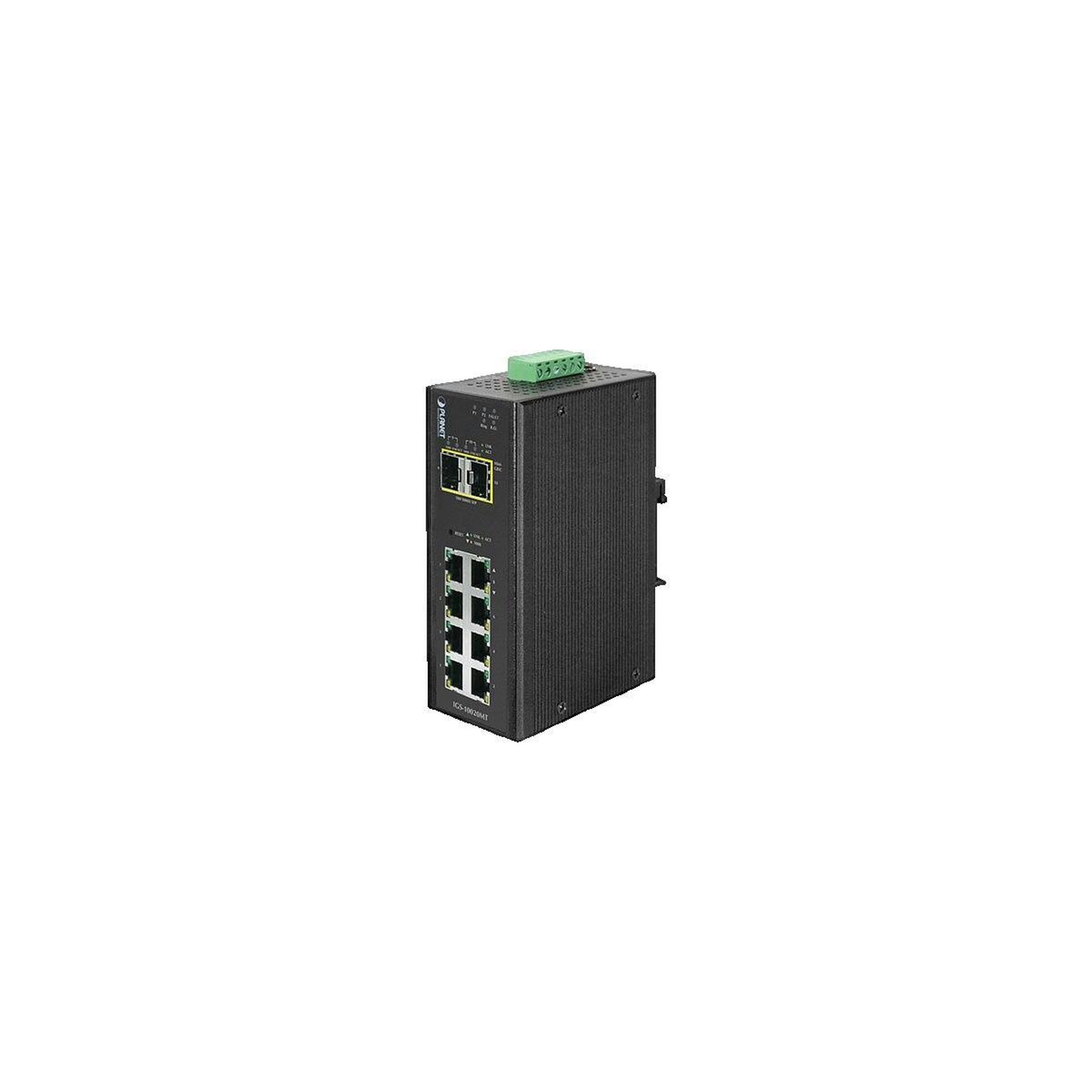 Planet Commutateur réseau PLANET IGS-10020MT 8 ports RJ-45, 2 ports SFP