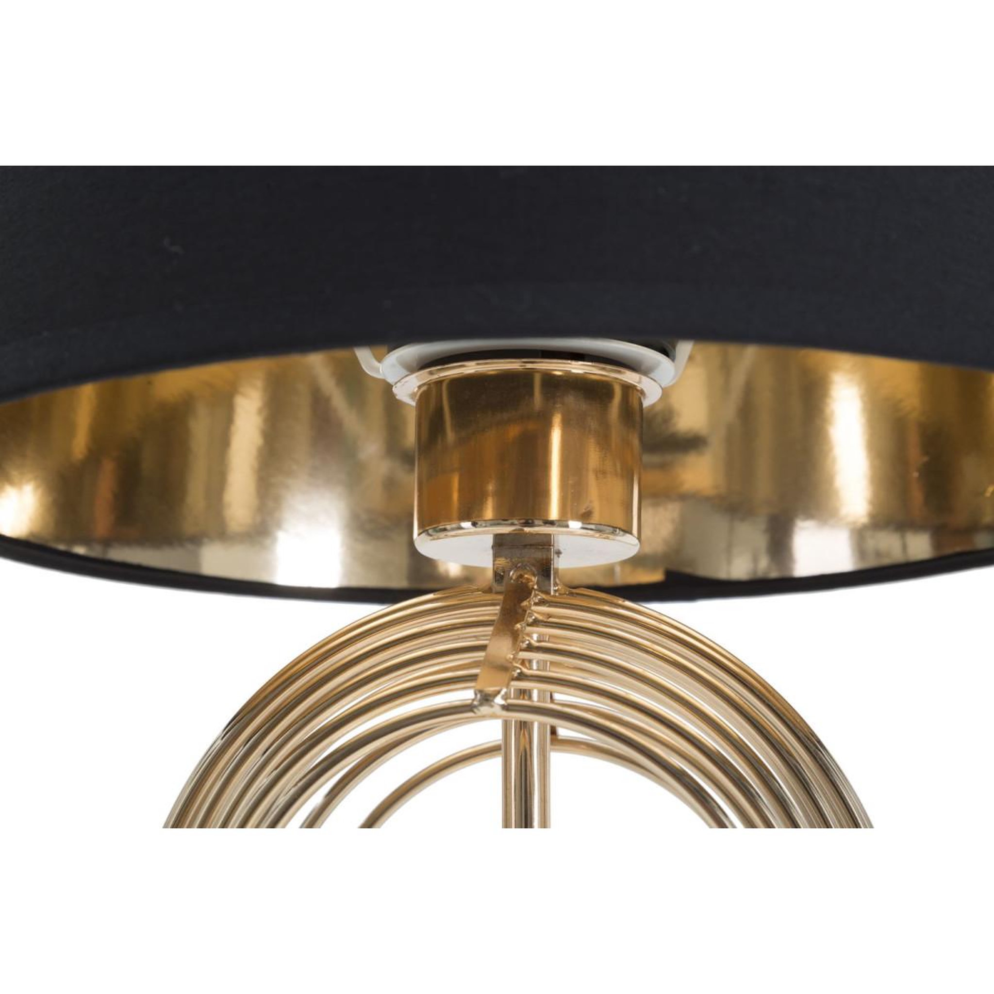 Voir la diapositive 4 : Paris Prix Lampe à poser en métal  maxt  44cm or & noir