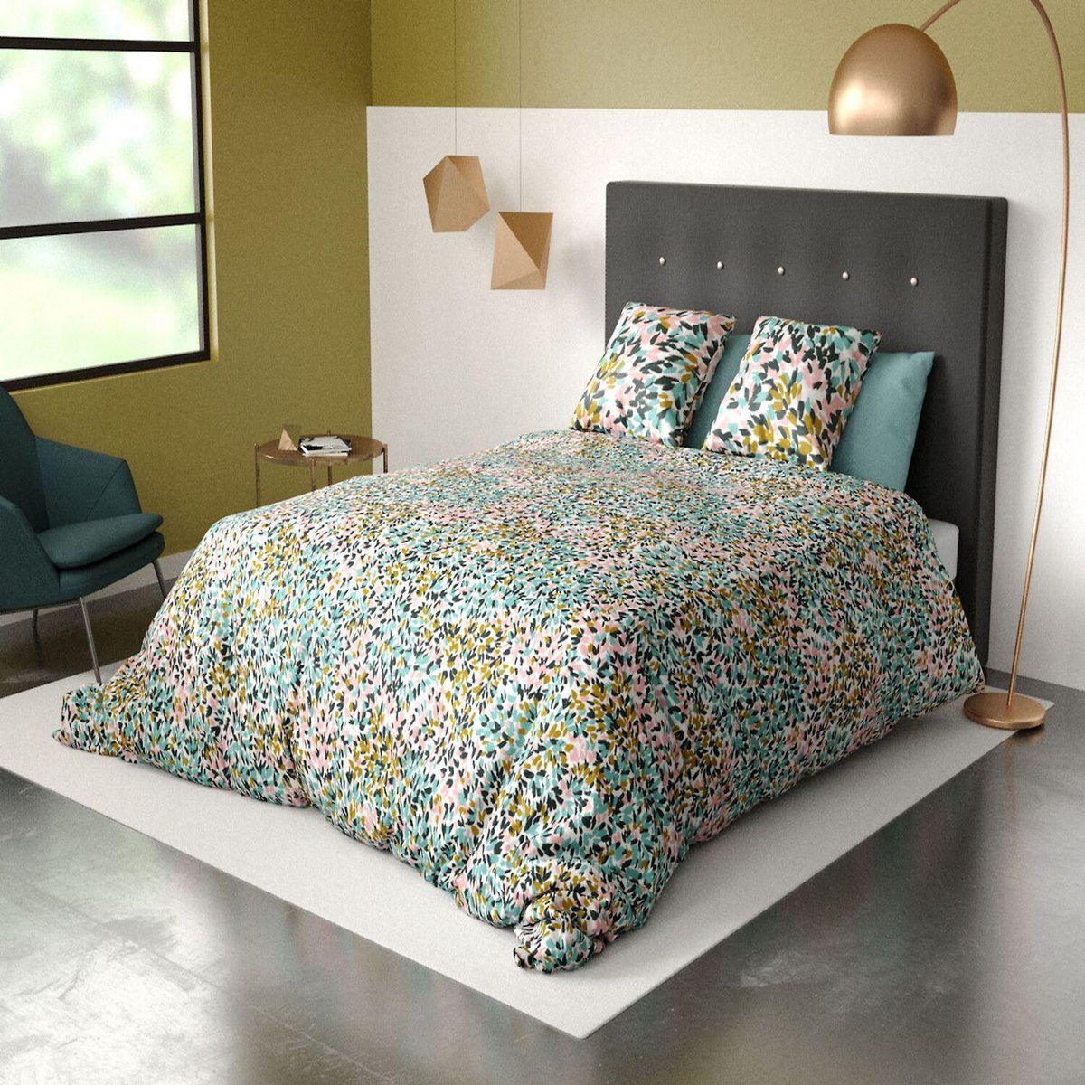 Les Ateliers du Linge Parure housse de couette 100% coton bio 57fils-telma