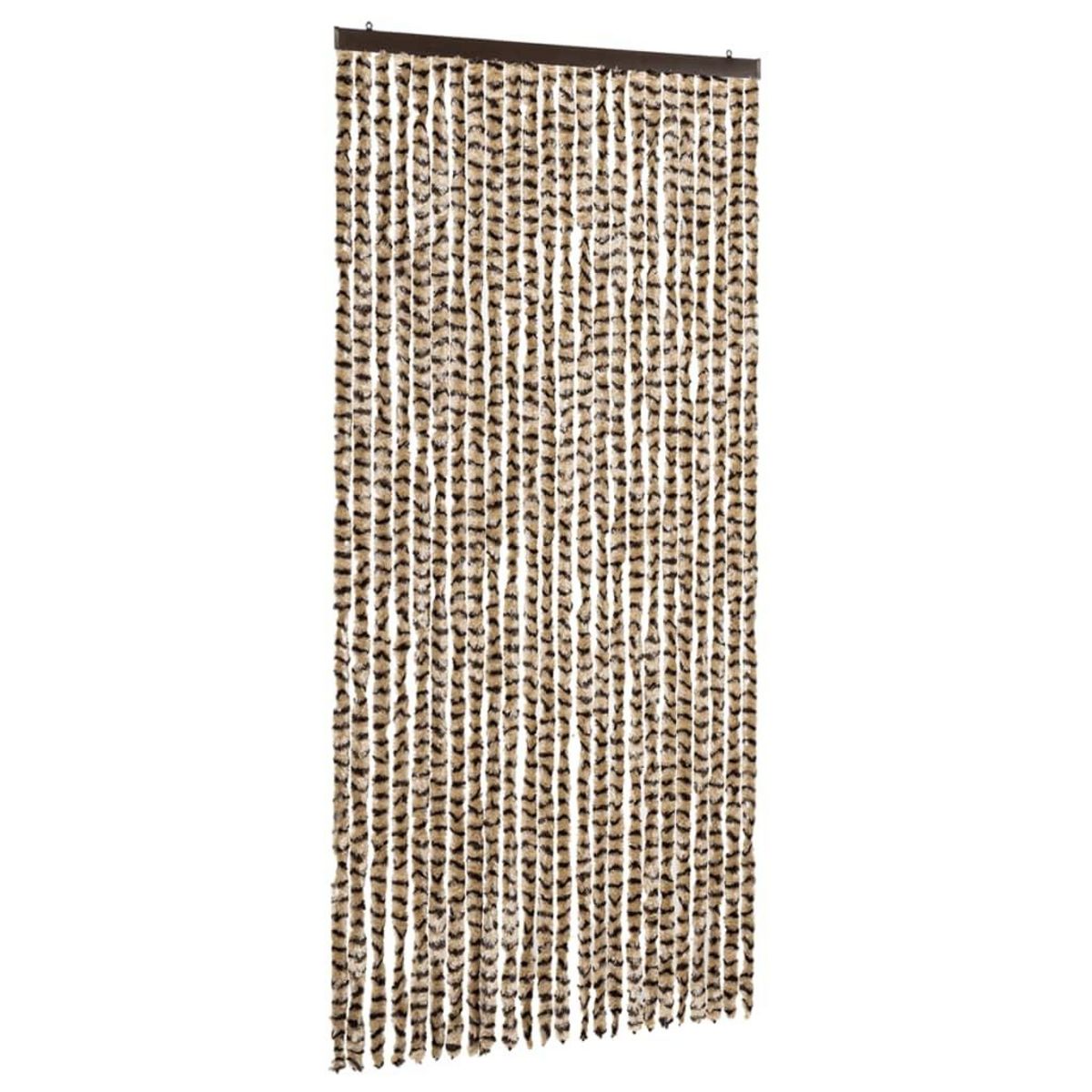 VIDAXL Moustiquaire Beige et marron 100x220 cm Chenille