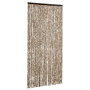 Voir la diapositive 2 : VIDAXL Moustiquaire Beige et marron 100x220 cm Chenille