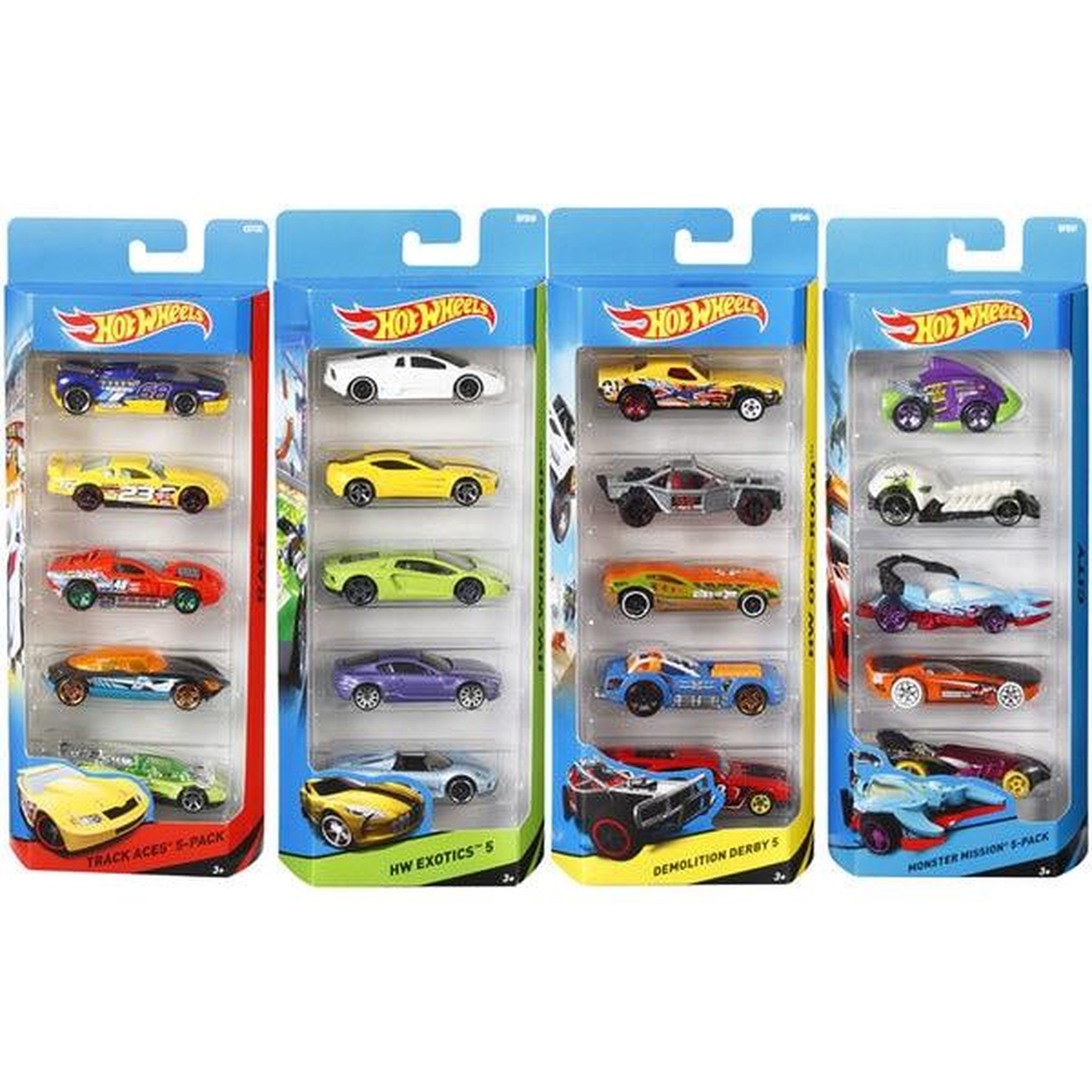 Voir la diapositive 1 : MATTEL Coffret de 5 véhicules Hot Wheels