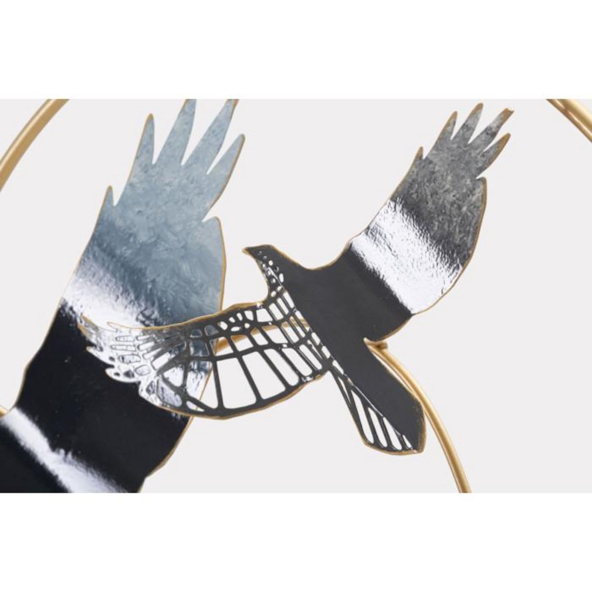 Paris Prix Décoration Murale Encadrée en Métal  Oiseaux  91cm Multicolore