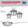 Voir la diapositive 2 : ELO Ensemble de 1 Poêle de cuisson 28 cm et 3 faitouts 12, 14 et 16 cm Elo Profi Brillant
