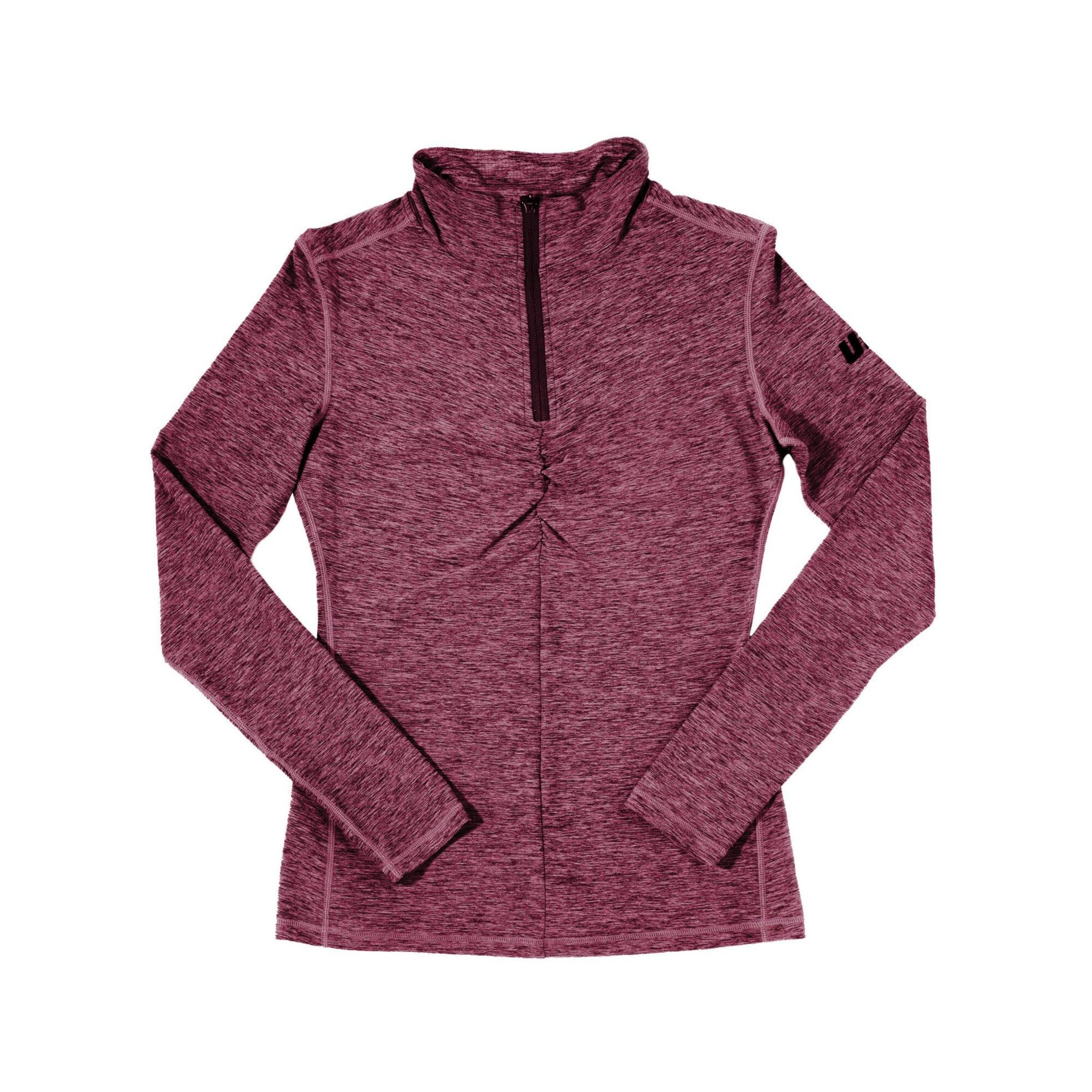 Pull à Zip Femme Authentic Sport – Bleu, Taille 18 – Polaire Polyester