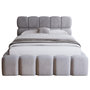 Voir la diapositive 1 : BEST MOBILIER Mariposa - lit coffre - 140x200 cm - sommier inclus - en velours