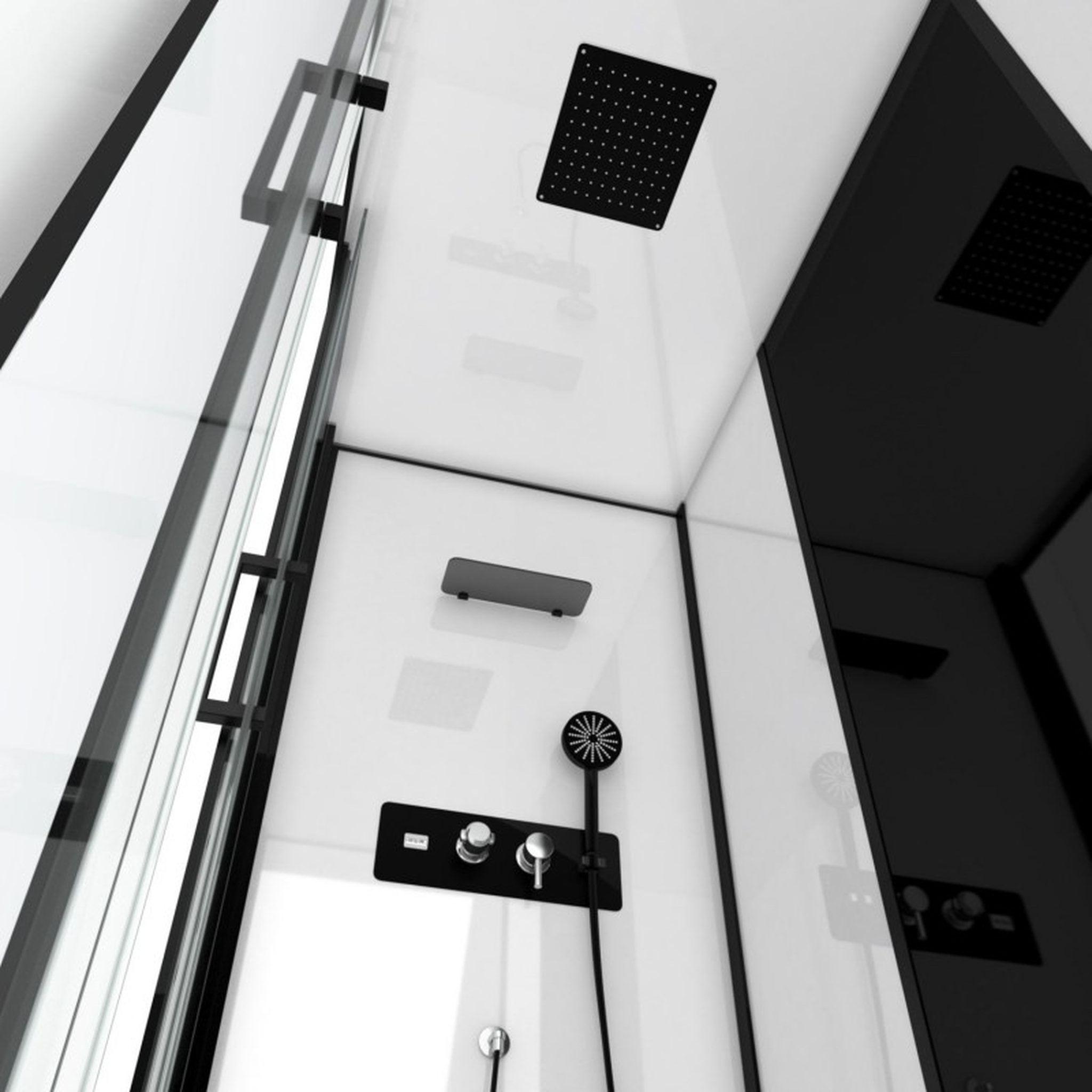 Voir la diapositive 3 : Aurlane Cabine de douche rectangulaire Loft  170 - 170 x 90