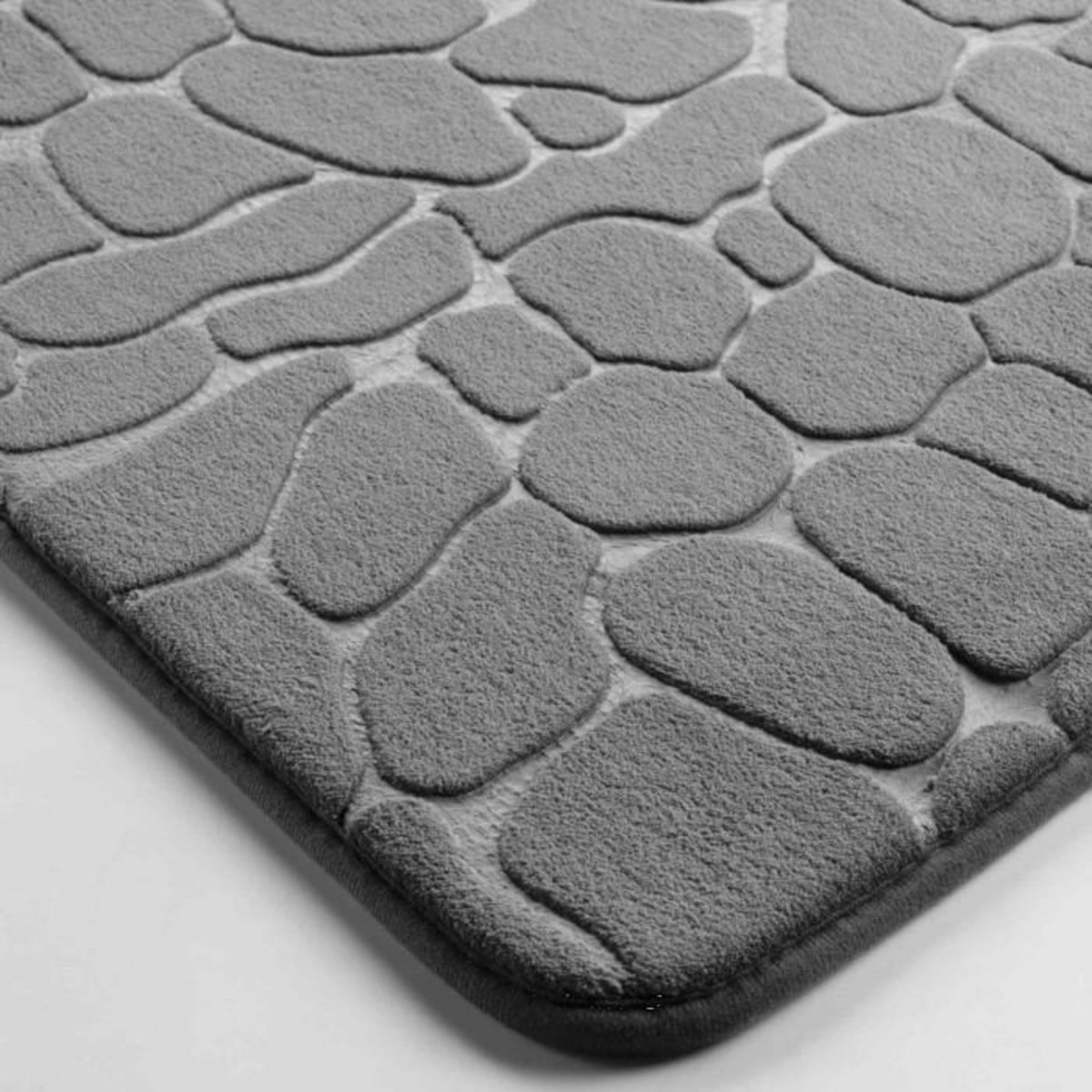 Paris Prix Tapis de Bain  Ricochet  50x120cm Anthracite