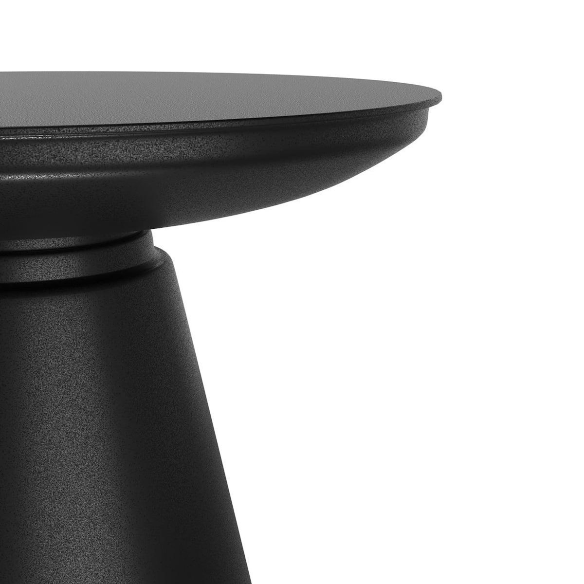 Rendez vous déco Table basse ronde en métal noir D60 cm-Gomez
