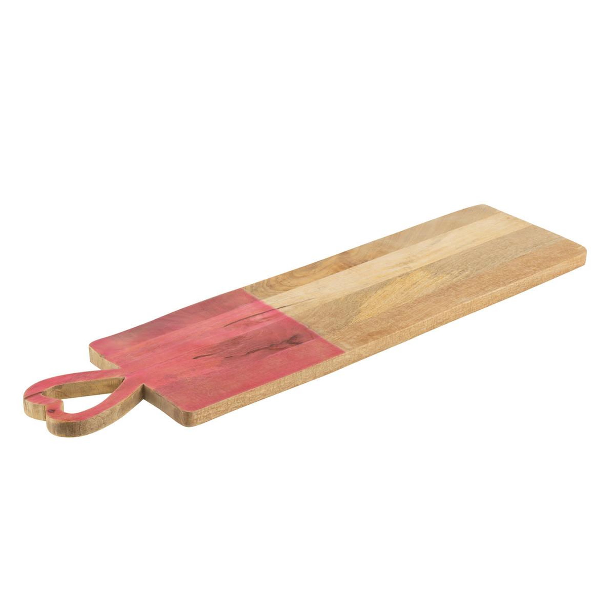 J-LINE Planche de Présentation en Bois  Freddy  74cm Rose