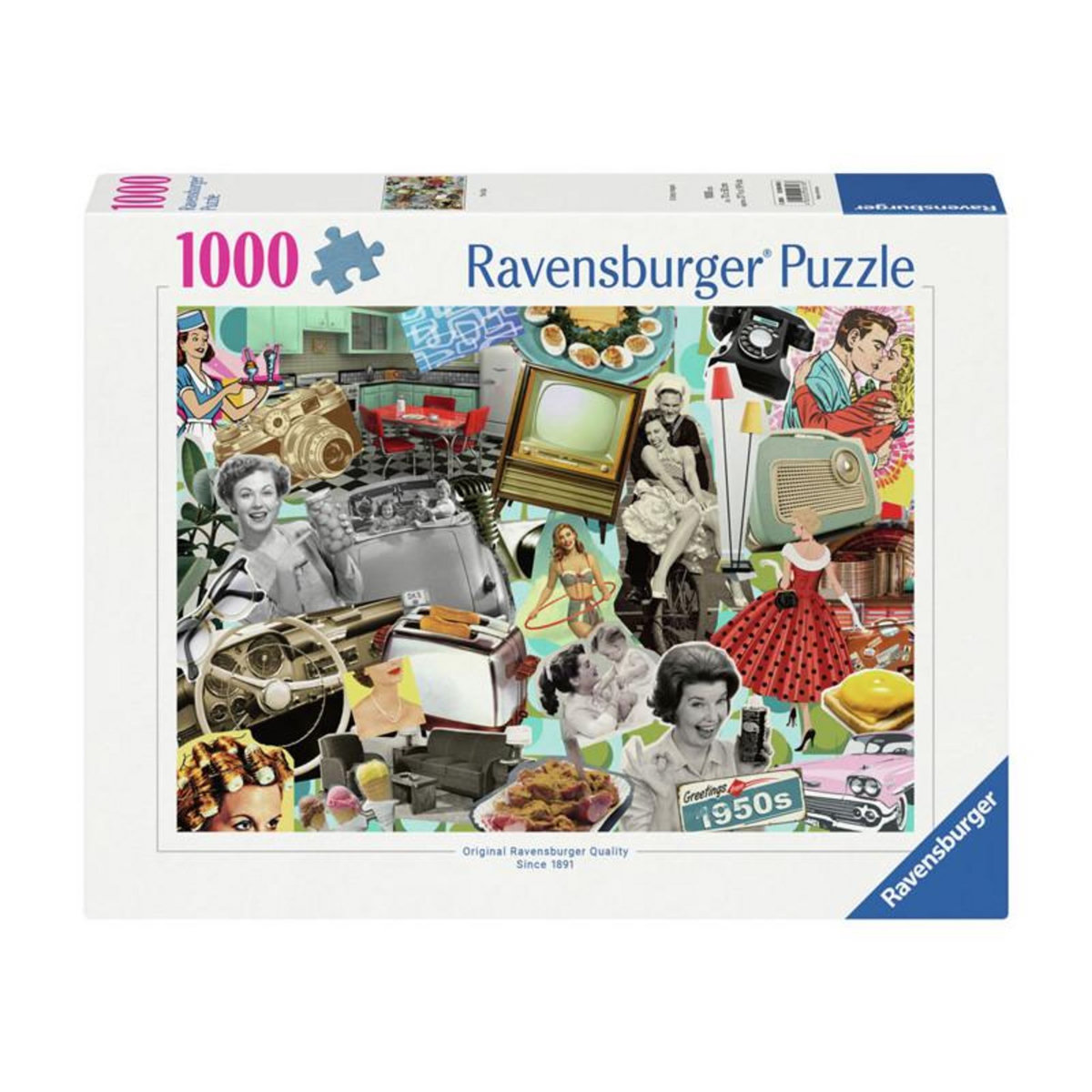 RAVENSBURGER Ravensburger - Jigsaw puzzle The 1950s, 1000 pcs. 120006183