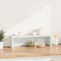 Voir la diapositive 2 : VIDAXL Étagère de cuisine empilable blanc 50x15x16cm bois d ingénierie