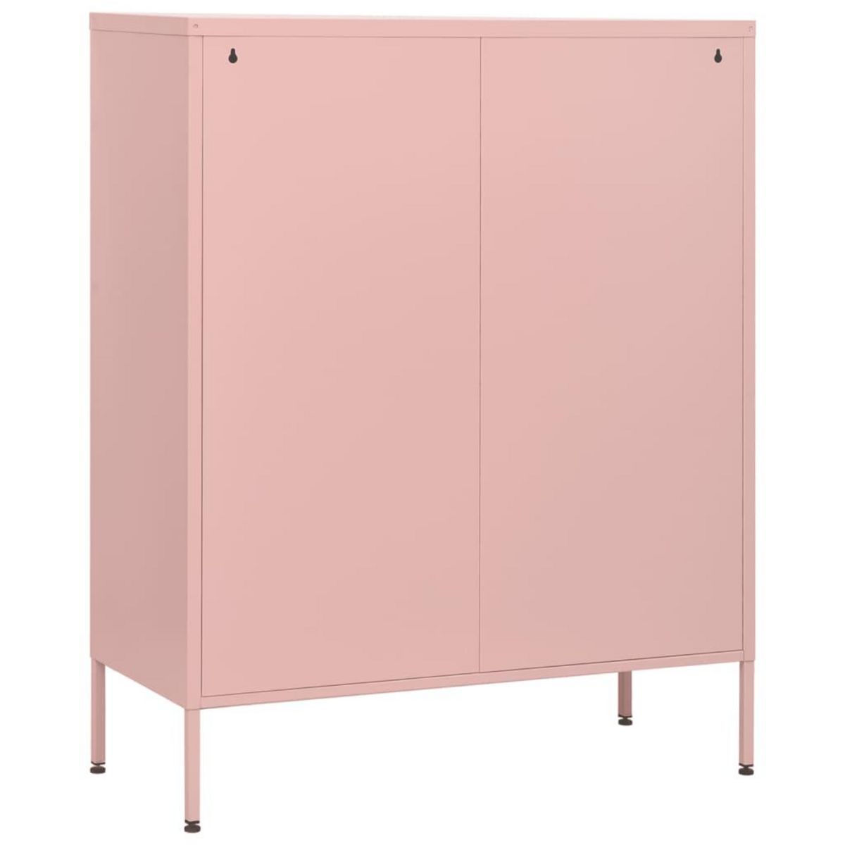 VIDAXL Commode Rose 80x35x101,5 cm Acier