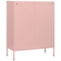Voir la diapositive 5 : VIDAXL Commode Rose 80x35x101,5 cm Acier