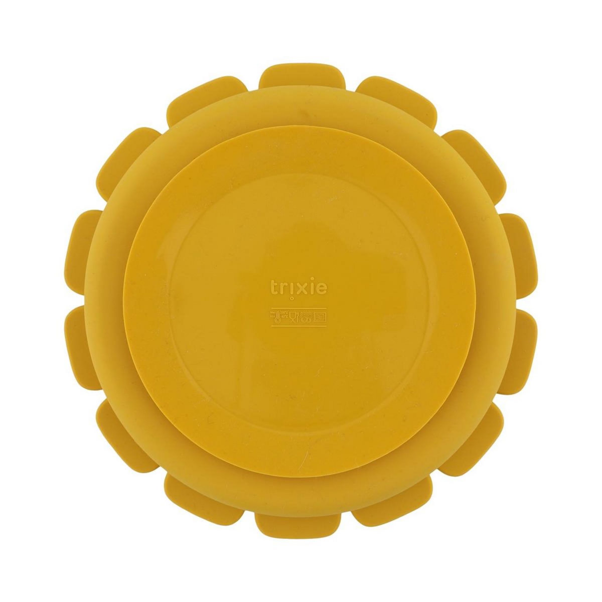 Trixie Assiette avec ventouse en silicone et compartiments - Mr. Lion