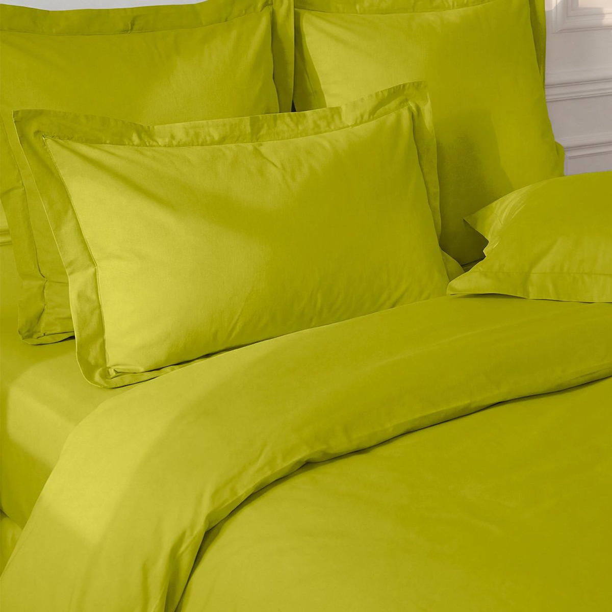 Sensei Maison Lot de 2 taies d'oreiller en percale de coton SOFT PERCALE