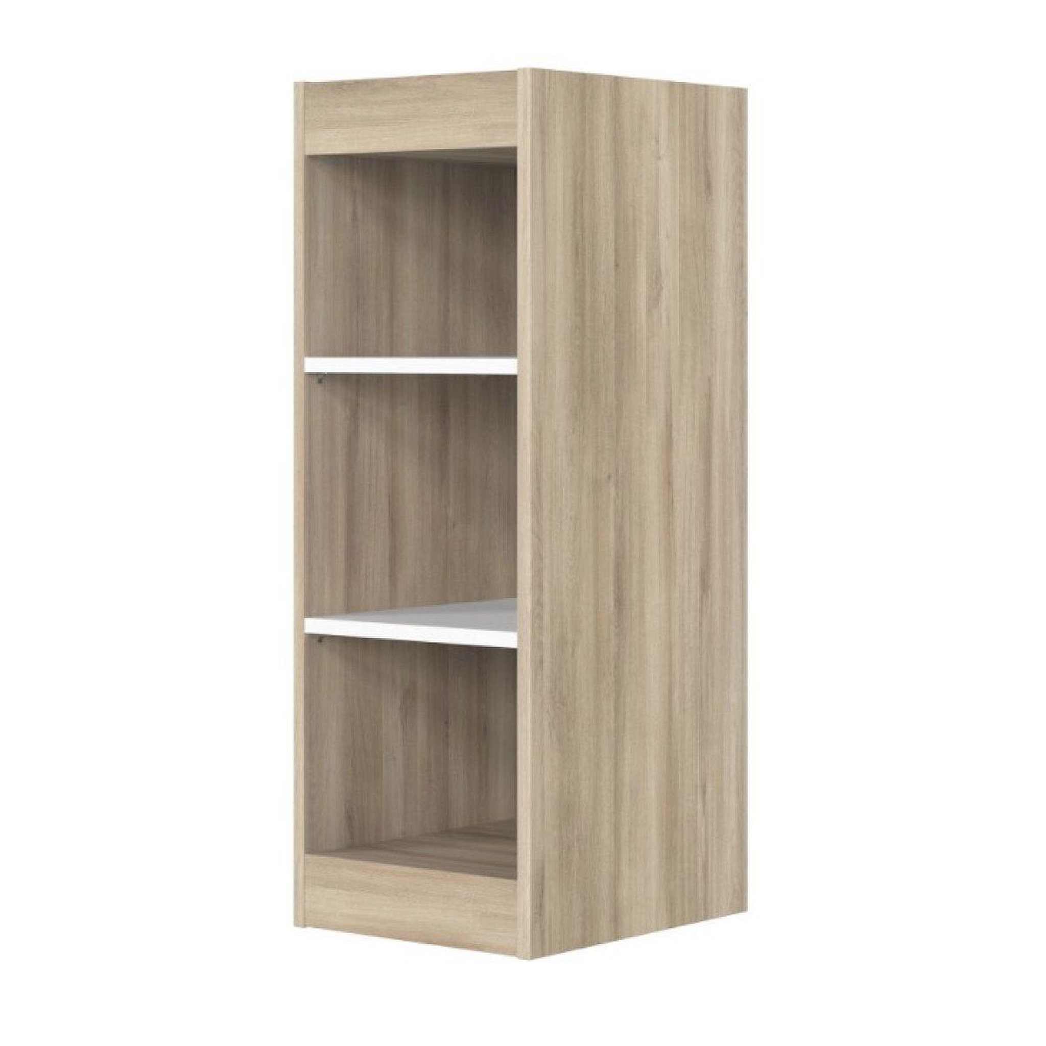 Voir la diapositive 2 : GALIPETTE Sacha petite bibliotheque  finition chene du bocage 33x38x90cm