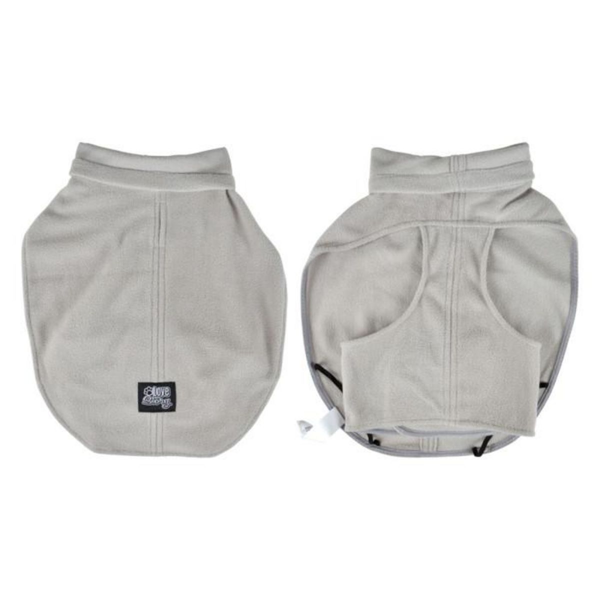 Paris Prix Veste Polaire Chien  Frileux  40cm Gris Clair