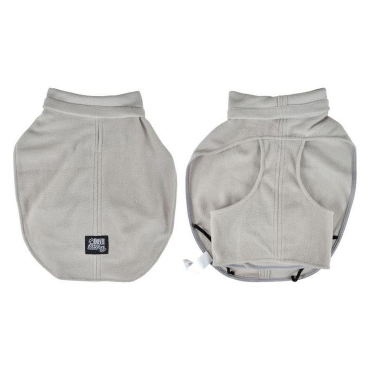 Paris Prix Veste Polaire Chien  Frileux  40cm Gris Clair