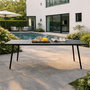 Voir la diapositive 4 : CONCEPT USINE Table de jardin 10-12 places 234cm gris foncé BERGAME
