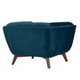 Voir la diapositive 5 : Rendez vous déco Fauteuil en velours vert foncé - Mona