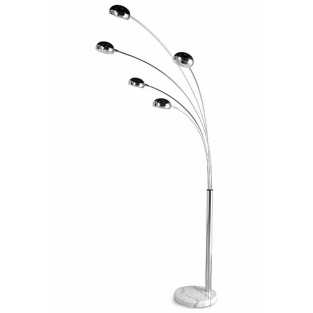 Paris Prix Lampadaire Design  Five  200cm Chrome