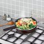 Voir la diapositive 5 : TEFAL Batterie de cuisine 8 pièces INGENIO ESSENTIAL Black Coffee pailleté 