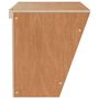 Voir la diapositive 4 : VIDAXL Mangeoire a foin pour lapins 37x18,5x23 cm bois massif sapin