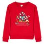 Voir la diapositive 1 : INEXTENSO Pull de Noël Disney rouge femme