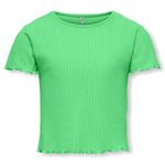 Only T shirt  Fille Only Kids Ognella. Coloris disponibles : Vert